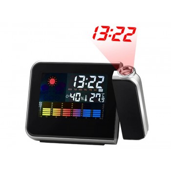 Часы метеостанция с проектором projection clock
